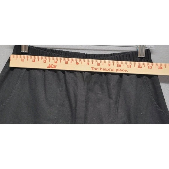 Quaker Factory Black Straight Leg Cotton Pants Womens Size Small Made In USA - Picture 3 of 9